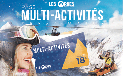 Multi activities card  Passp'Orres WINTER
